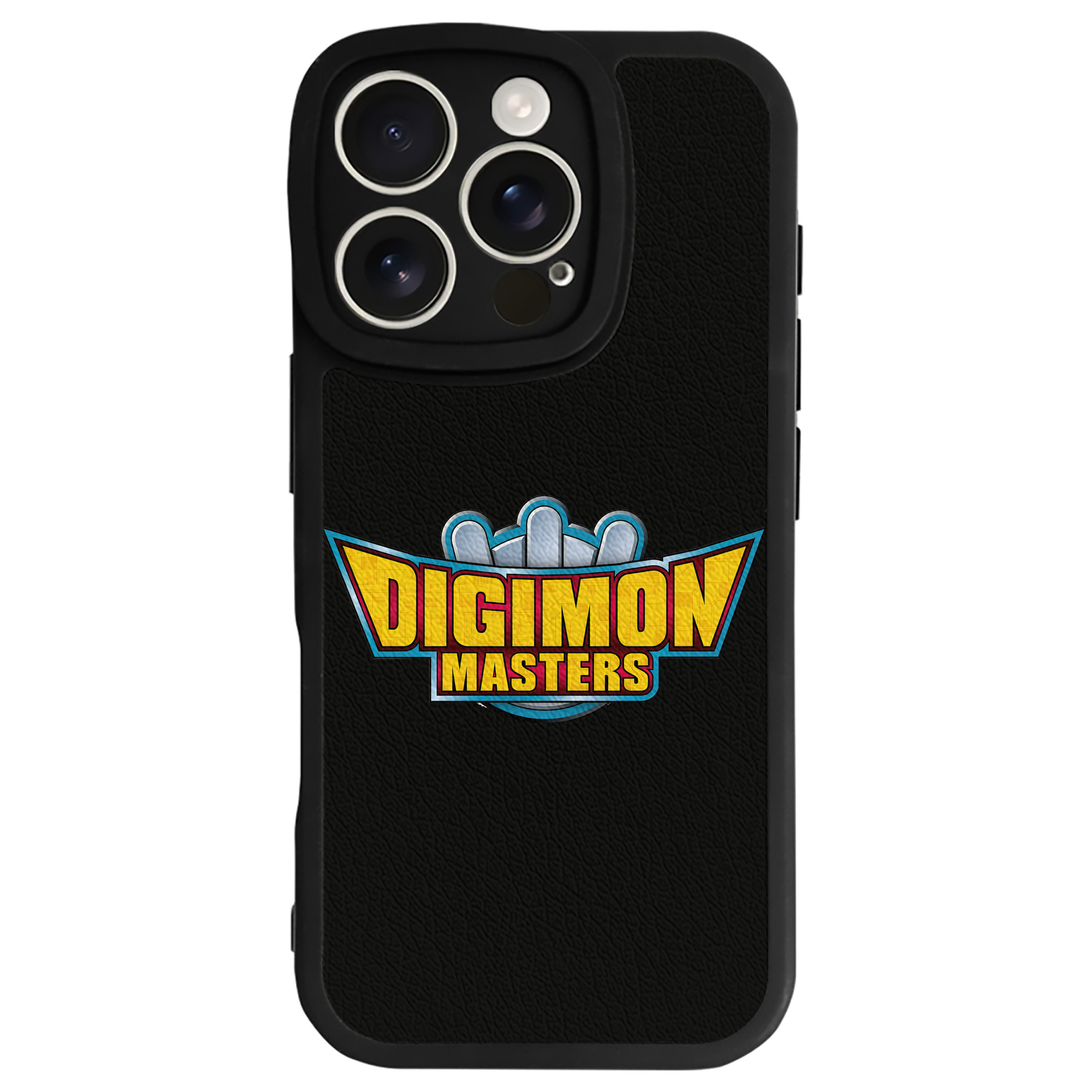 （画像用） Digimon デジタルモンスター/デジモン 【iPhone 16シリーズ対応】シリコンスマホケース（レザー調） 材質：シリコン